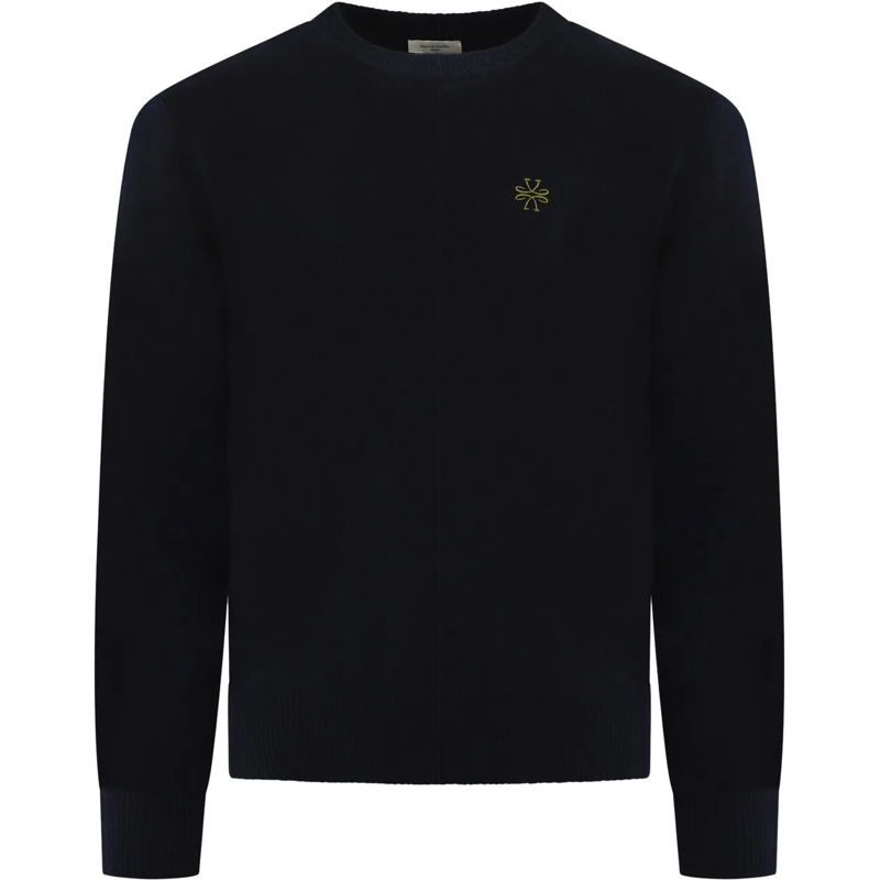 Jacob Cohen  Heren Girocollo Lana Cashmere blau