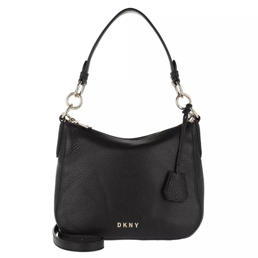 DKNY Daysie Hobo Bag Small Black Gold Hobo Bag