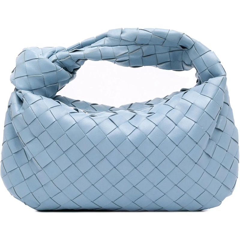 Bottega Veneta Sac à bandoulière Mini Nappa Intrecciato Jodie blau