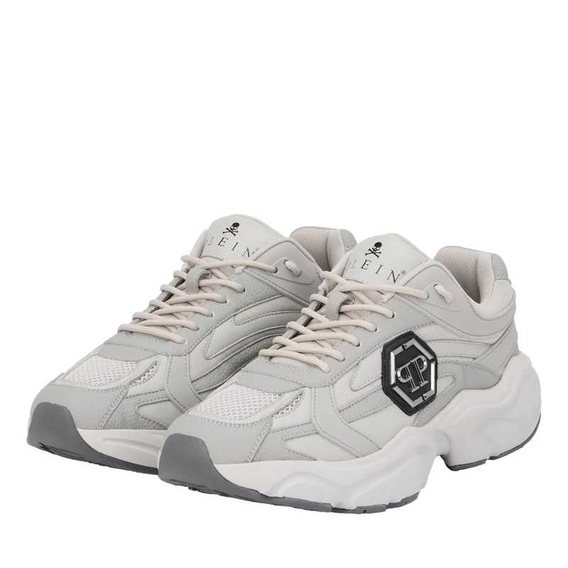 Philipp Plein Low-Top-Sneaker Läufer grau