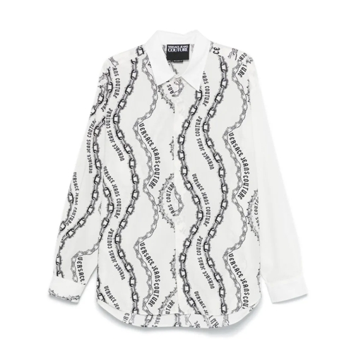 Versace Jeans Couture Chemises Camicia Con Stampa White