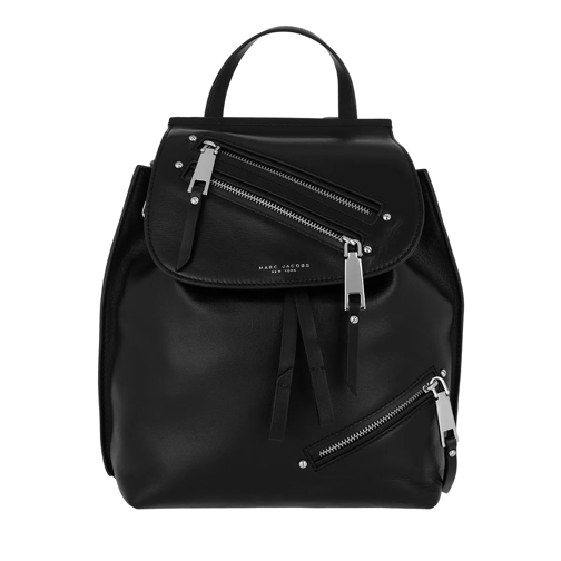 Marc Jacobs Zipper Backpack Black Zaino