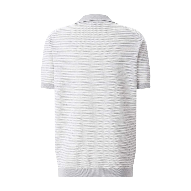 Eleventy Polohemd Poloshirt aus Baumwolle grau(Image 3)