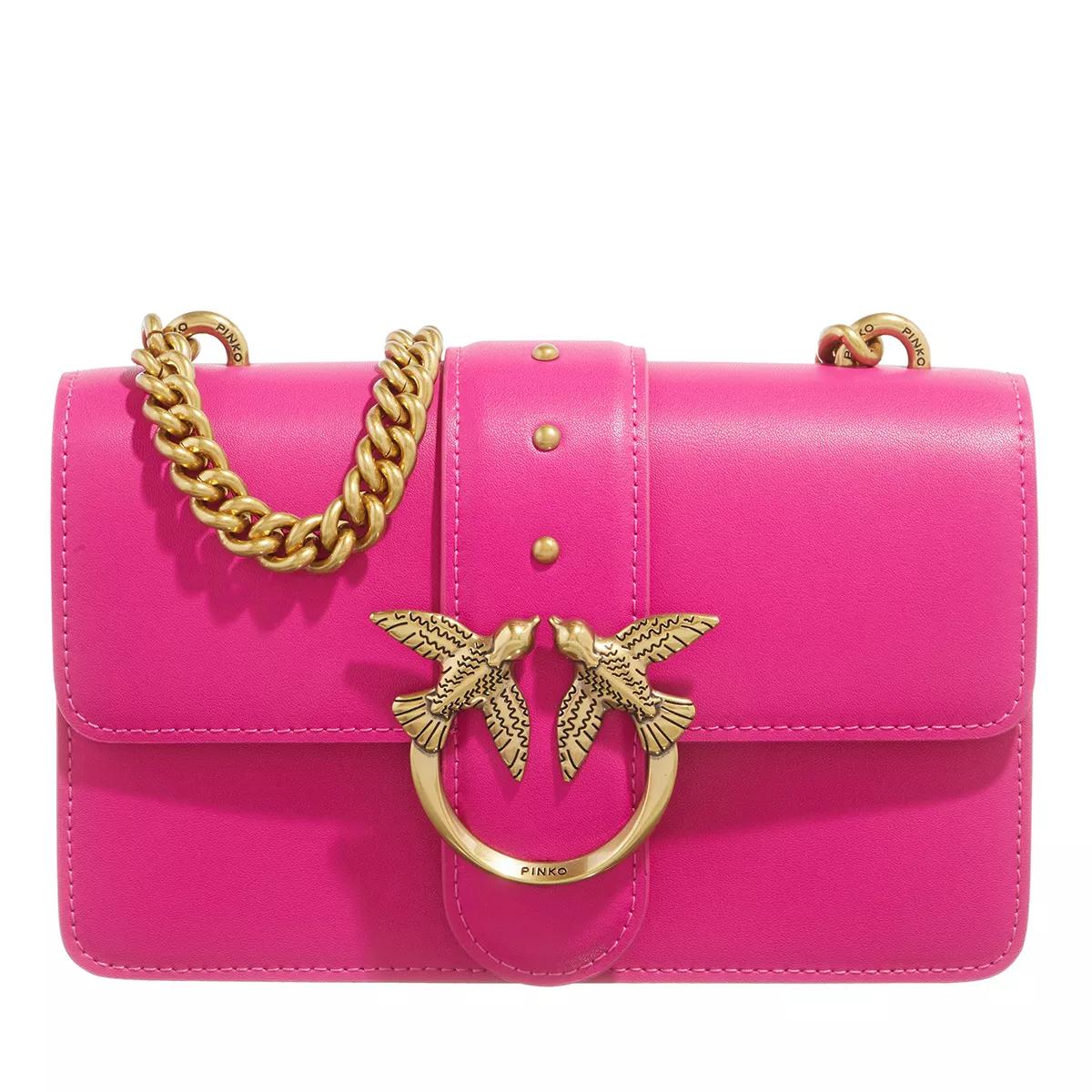 Pinko Crossbody Bags - Love One Mini Cl - Gr. unisize - in Rosa - für Damen