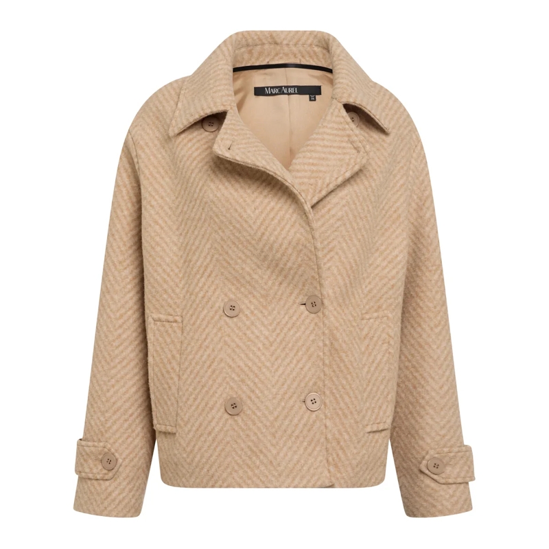 Marc Aurel Blazer Cabanjacke braun