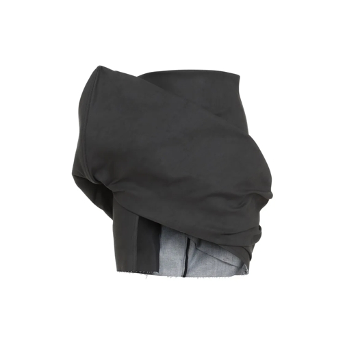 Rick Owens Minirokken Draped Mini Skirt Black