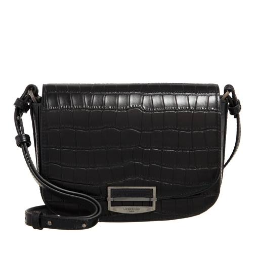 Liebeskind Berlin Ezra 2 New Croco Black Crossbody Bag