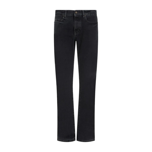 Saint Laurent Jeans Black Cotton Slim Fit O-Beryl Jeans Black