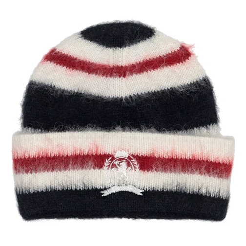 Tommy Hilfiger Thc Fuzzy Beanie Stripes Aop Global Stripe Wool Hat