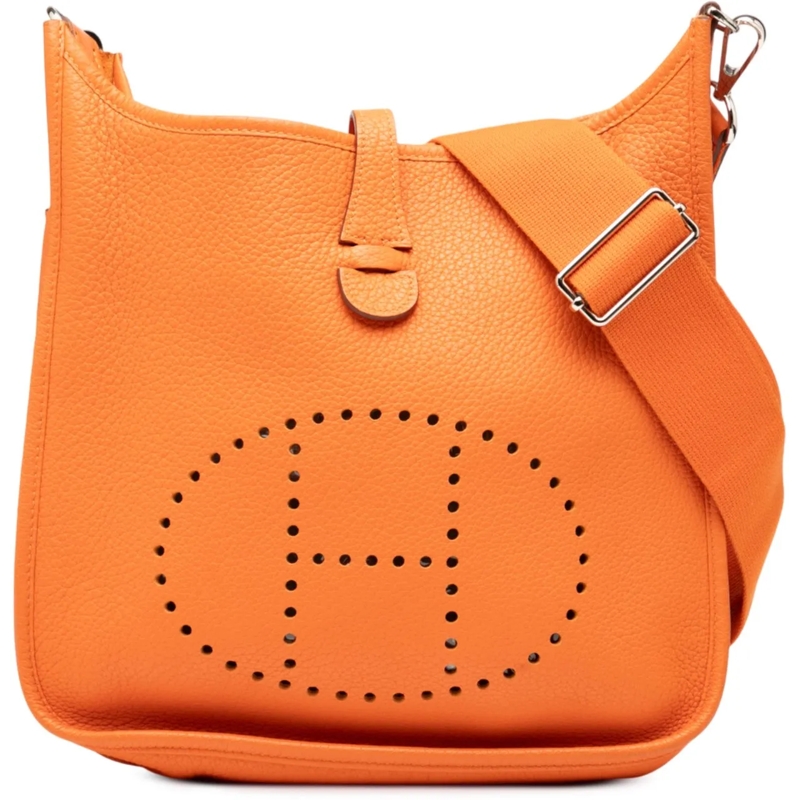 Hermès Schultertasche Clemence Evelyne III 29 orange