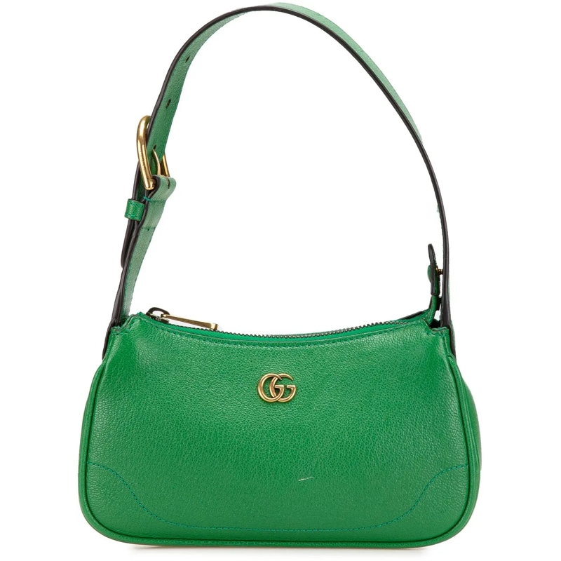 Gucci Sac à bandoulière Mini Leather Aphrodite Shoulder Bag grün