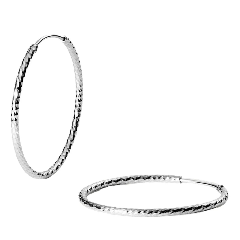 Purelei Ohrstecker Creolen Gleam silber