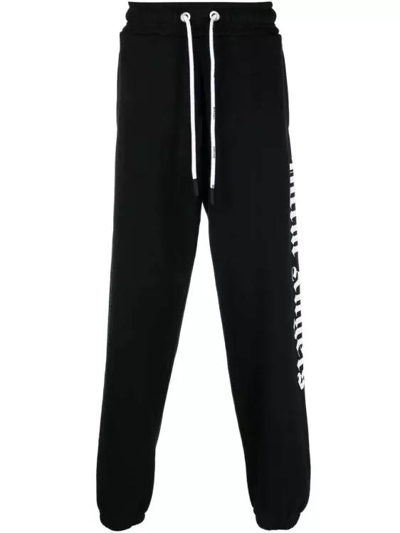 Palm Angels - Logo-Print Drawstring Sweatpants - Größe S - black