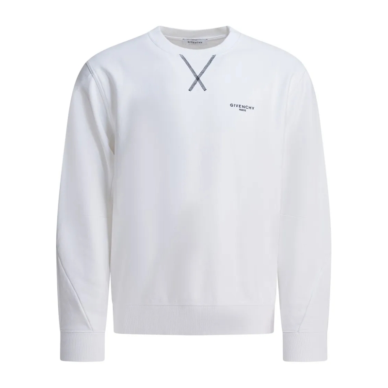 Givenchy  Couture Seam Crewneck Sweatshirt White