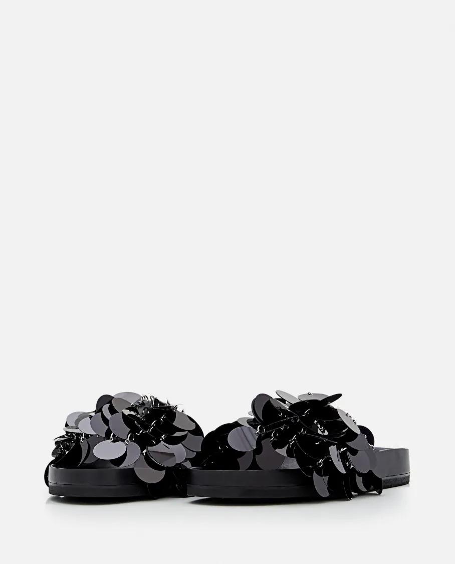 Thumbnail - Paco Rabanne Sandalen - Black Sparkle Sandals - Gr. 36 (EU) - in Schwarz - für Damen