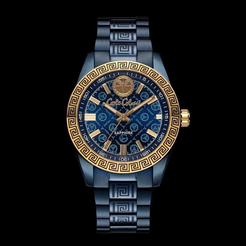 Carlo Colucci Automatikuhr Herrenuhr CC300 . blau(Image 8)