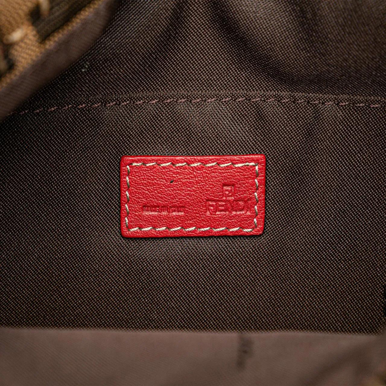 Thumbnail - Fendi Shopper - Zucca Canvas Sequins Tote - Gr. unisize - in Braun - für Damen