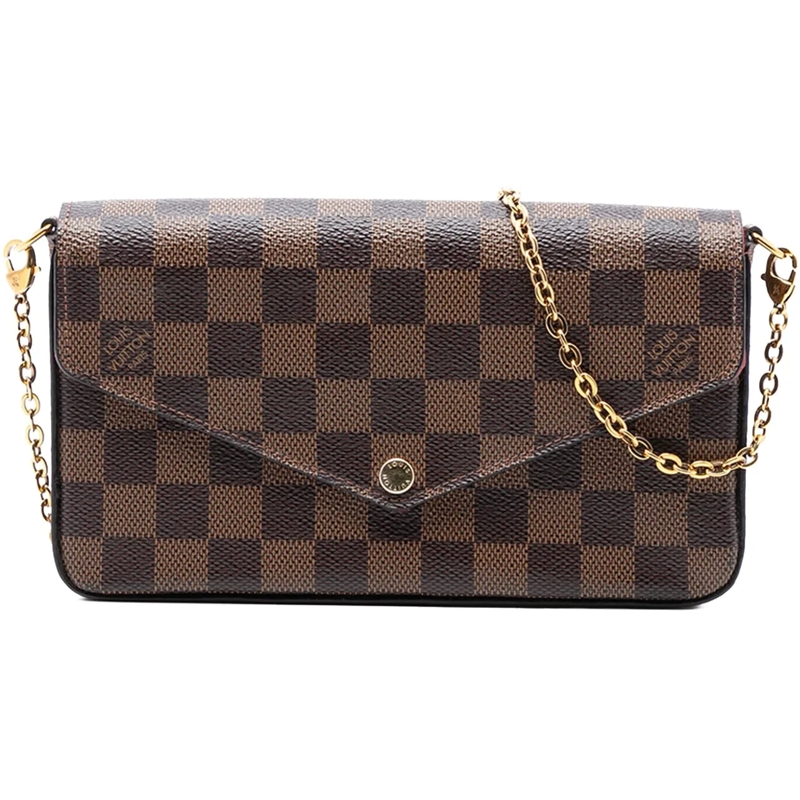 Louis Vuitton Schultertasche Damier Ebene Pochette Felicie braun