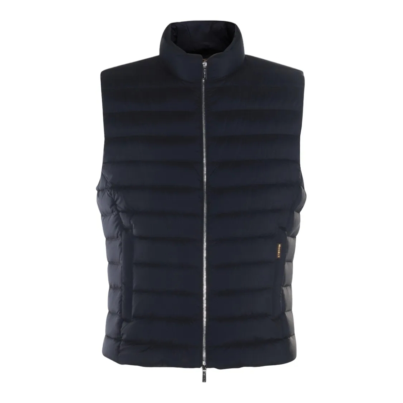 Moorer Doudoune Sleeveless Quilted Black Vest Black