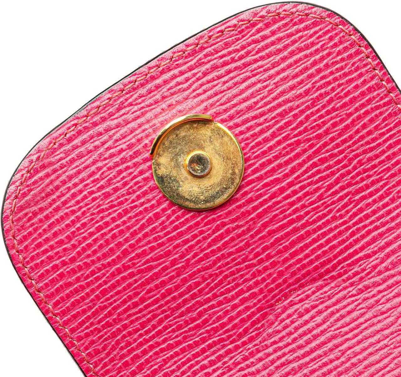 Celine Shoppers Triomphe Clasp Shoulder Bag in poeder roze