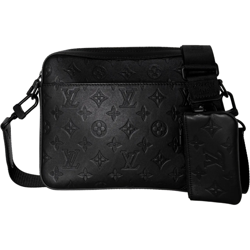 Louis Vuitton Schultertasche Louis Vuitton Duo Messenger Bag Schwarz Fullset /  schwarz