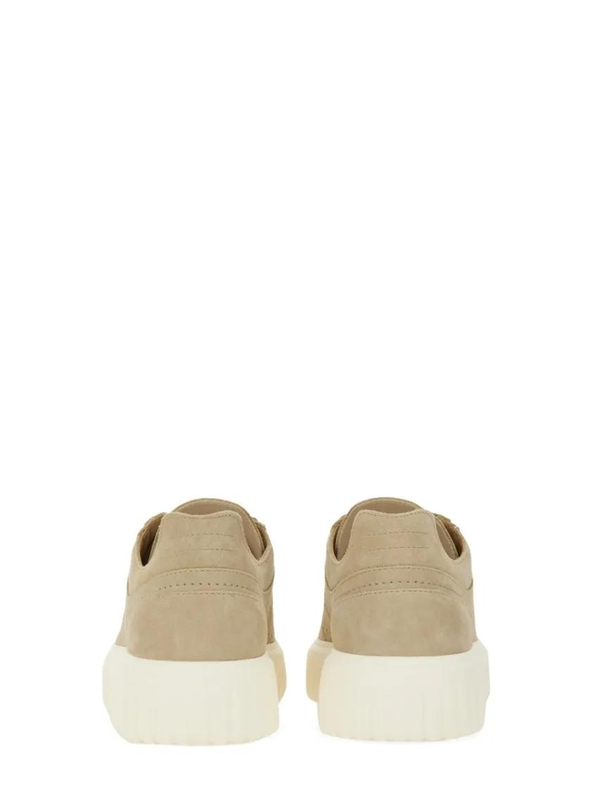 Thumbnail - Hogan Low-Top Sneaker - Calfskin Suede Sneakers - Gr. 10 - in Beige - für Damen