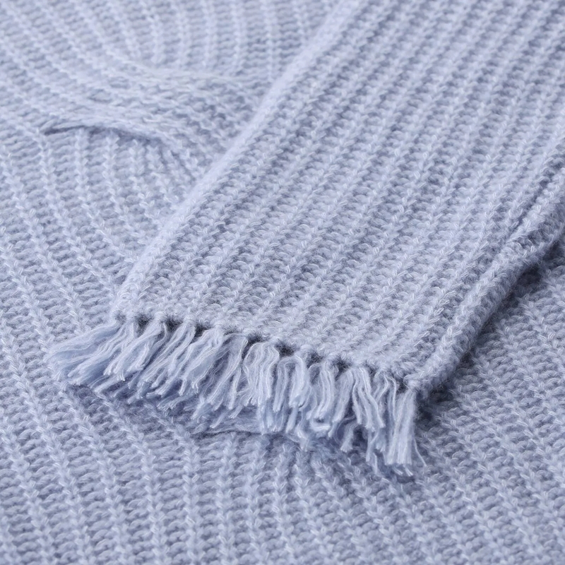 Hemisphere Pullover Pullover aus Kaschmir & Baumwolle blau(Image 4)