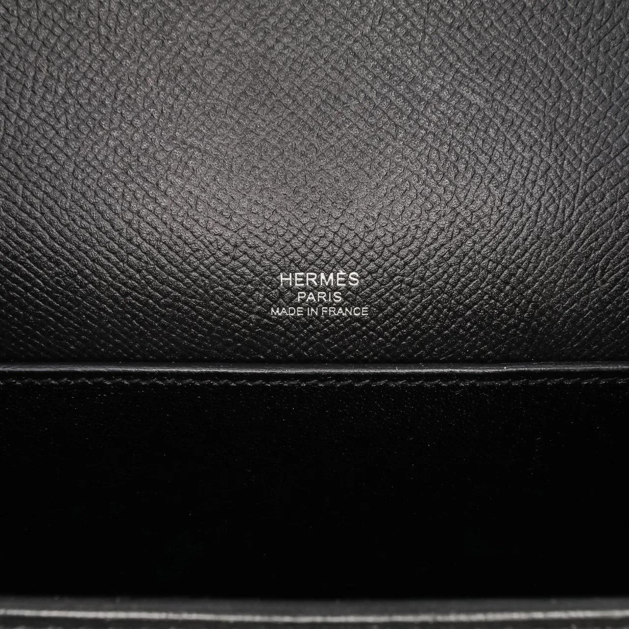 Thumbnail - Hermès Hobo Bags - Epsom Octogone 23 - Gr. unisize - in Schwarz - für Damen