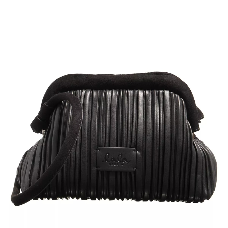 Lala Berlin Crossbody Bag Crossbody Clutch Maude Plisse Black