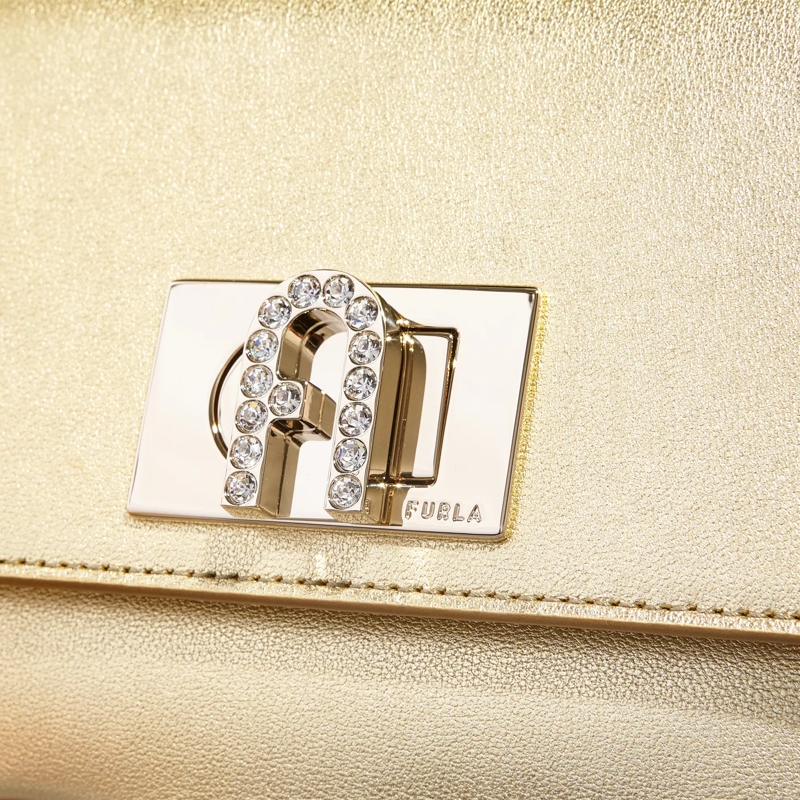 Furla Minitasche Furla 1927 Mini Crossbody Wave Color Gold(Image 4)