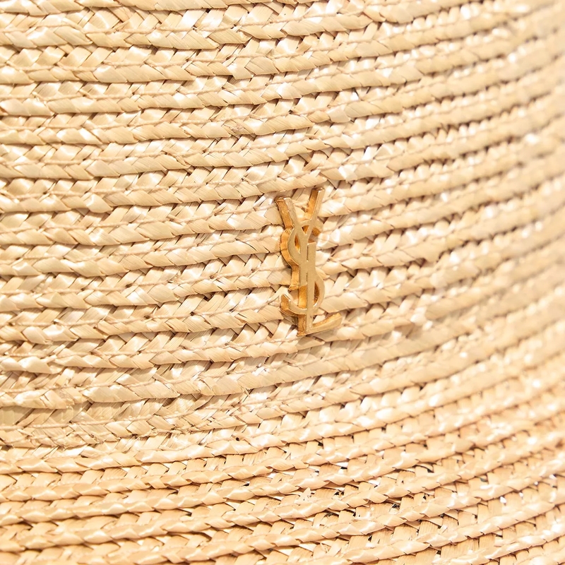Saint Laurent Vissershoed Straw Hat beige(Image 4)