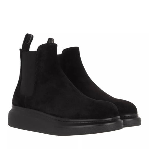 Alexander McQueen Boots Leather Black Stivale Chelsea