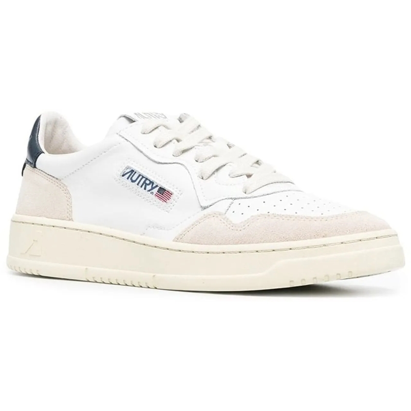 Autry International Schnürschuhe baskets a empiecements en daim 2 Dunkelblau(Image 3)