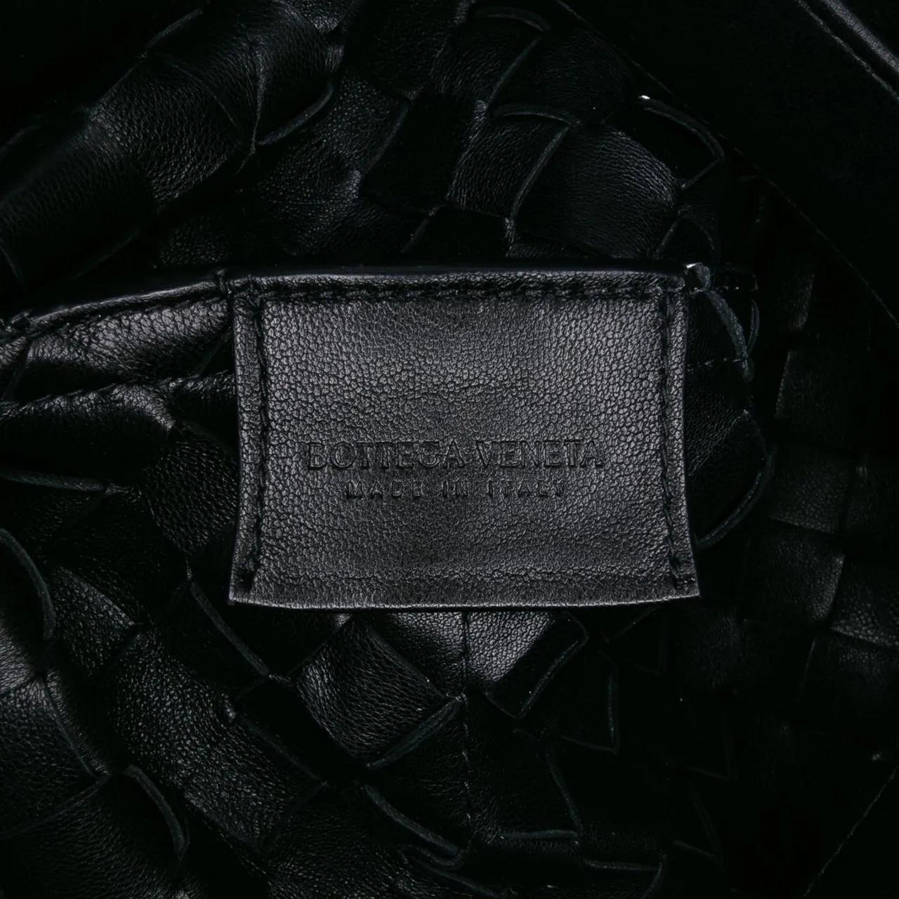 Thumbnail - Bottega Veneta Hobo Bags - Lambskin Intrecciato Tie Shoulder Bag - Gr. unisize - in Schwarz - für Damen