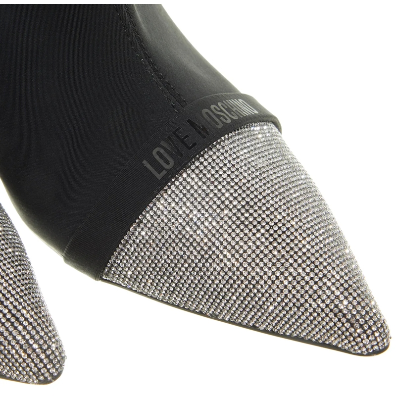 Love Moschino Stiefeletten Sparkling Toe Scarponcino Donna Nero(Image 3)