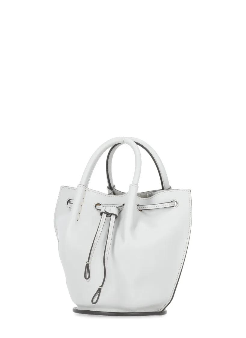TOD'S Bucket bags Light Blue Leather Bucket Bag in blauw