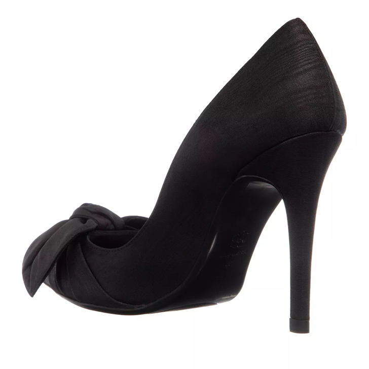 Ted Baker Hyana Moire Satin Bow 100Mm Court Shoe Black Pump