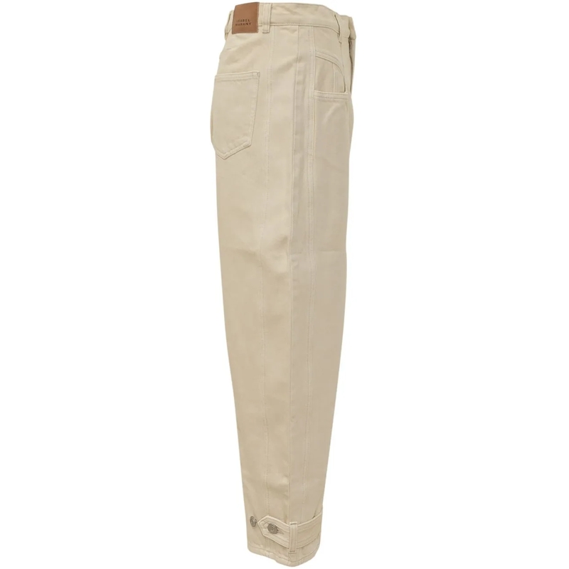 Isabel Marant Hose Leja Pantaloni con Cuciture beige(Image 3)
