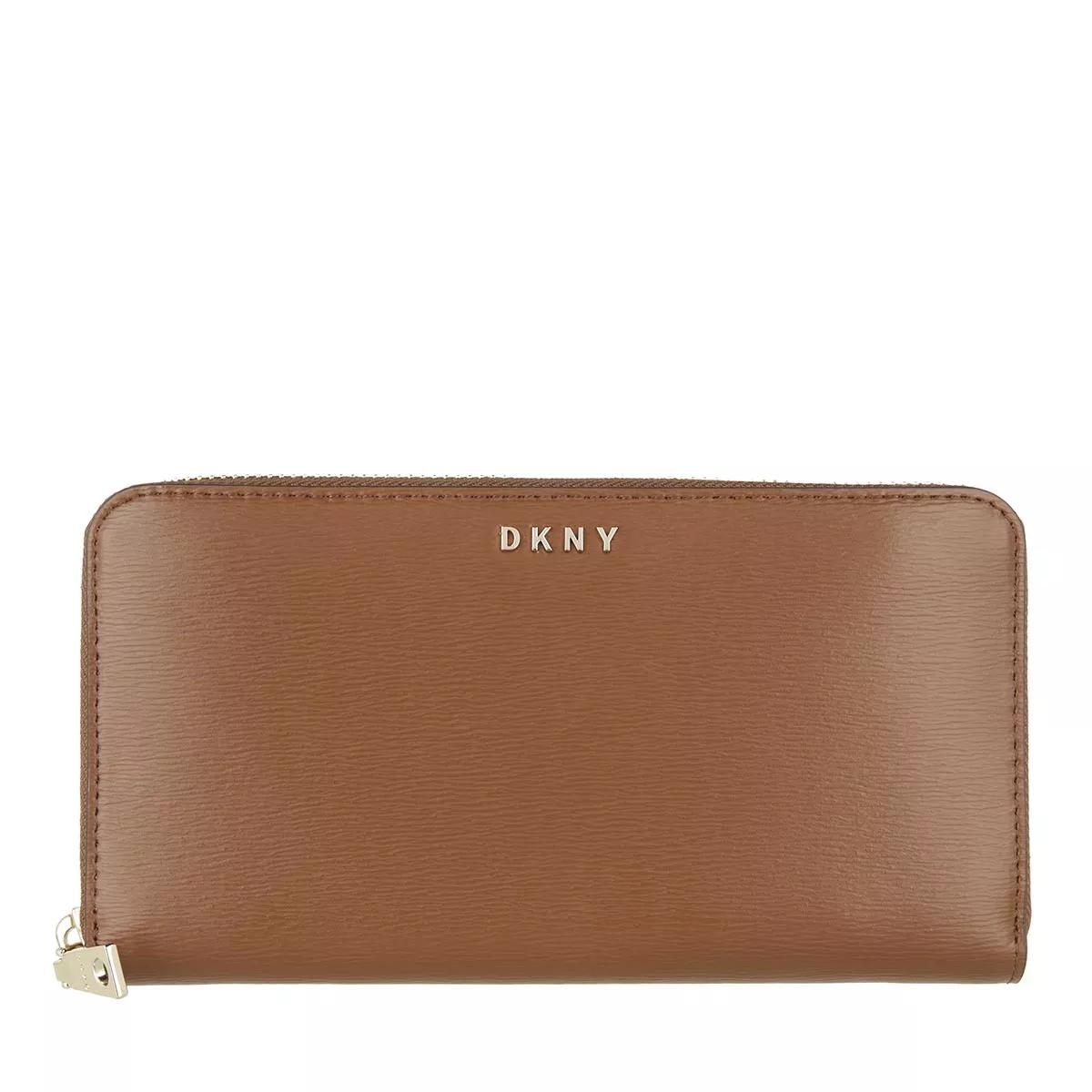 DKNY Bryant Large Zip Around Caramel Zip Around Wallet