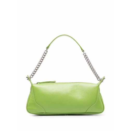 By Far Sac à bandoulière Lambskin Pistachio Green Samira Leather Shoulder B Green