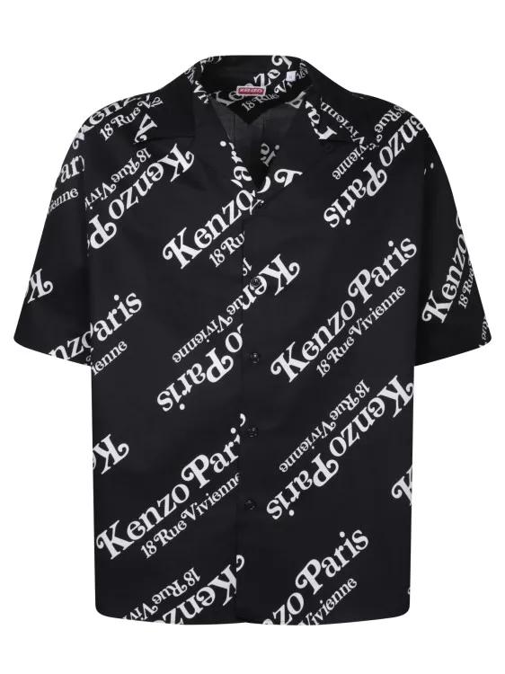 Kenzo - Cotton Shirt - Größe L - black