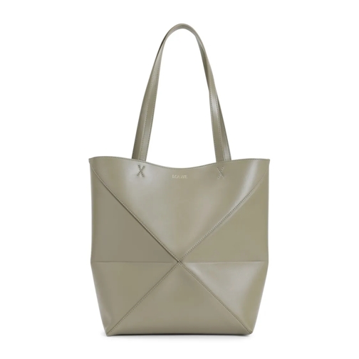 Loewe Tote Puzzle Fold Medium Tote Green