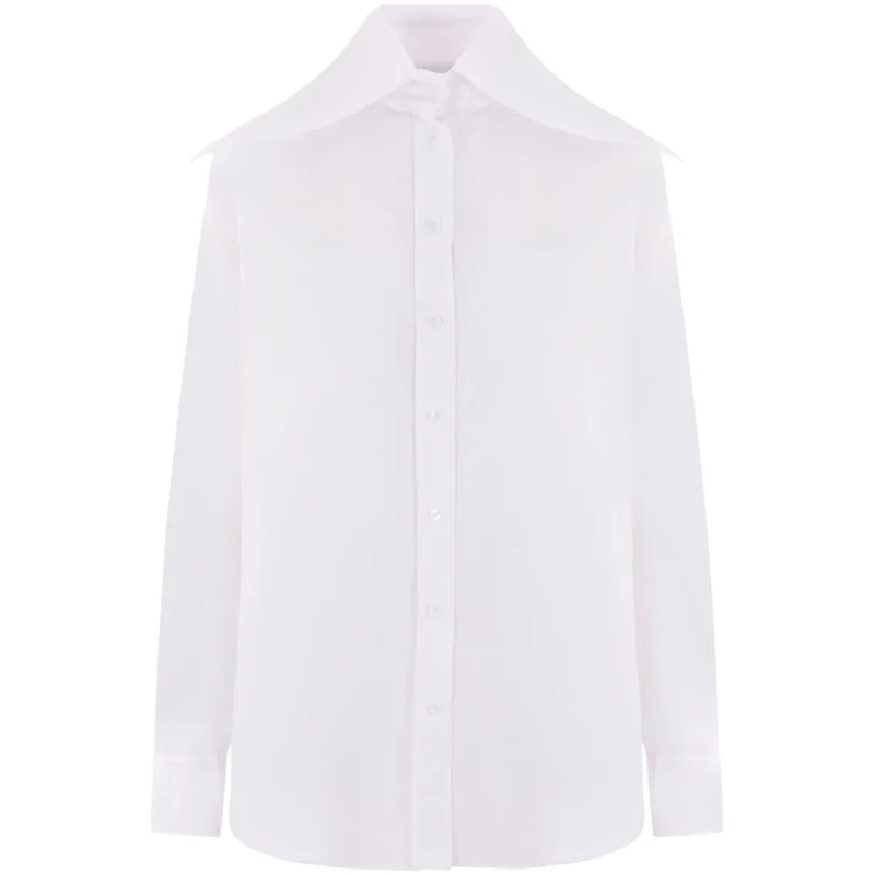 Alexander McQueen Chemise White Cotton Shirt White