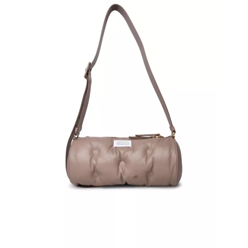 Maison Margiela Leather Bag Nude Pink Barreltas