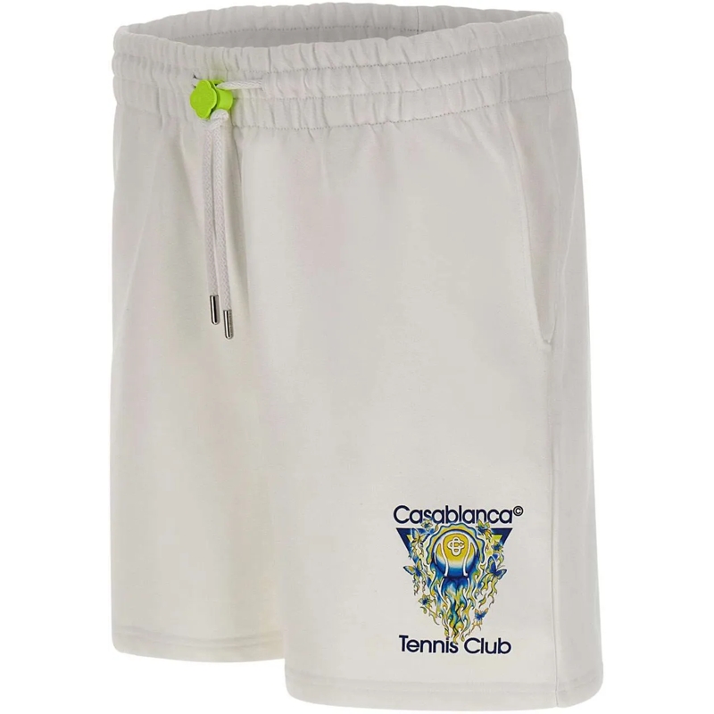 Casablanca Bermuda-Shorts White Cotton Shorts White(Image 5)