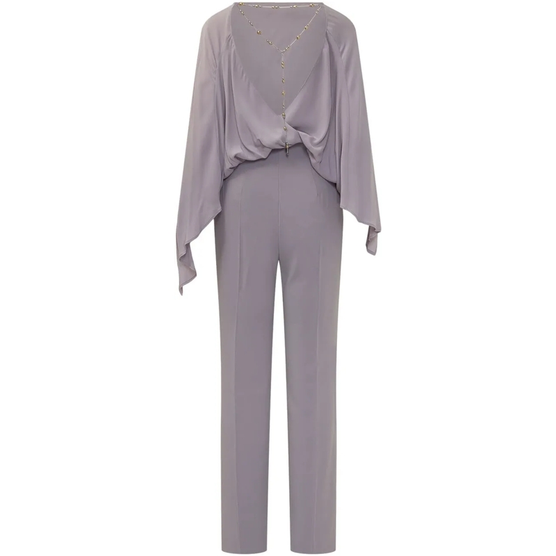 Pinko Jumpsuit Tuta con Maniche Mantella grau(Image 2)