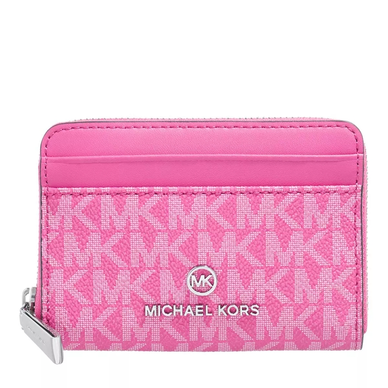 MICHAEL Michael Kors Portemonnaie mit Zip-Around-Reißverschluss Sm Za Coin Card Case Cerise