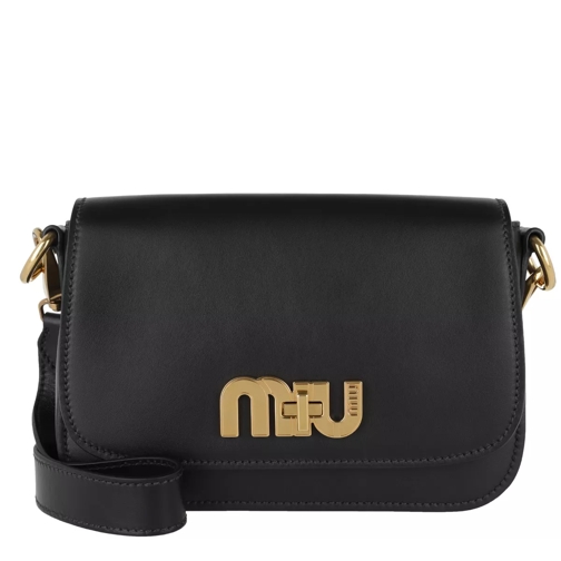 Miu Miu City Calf Mini Shoulder Bag Nero Shopping Bag