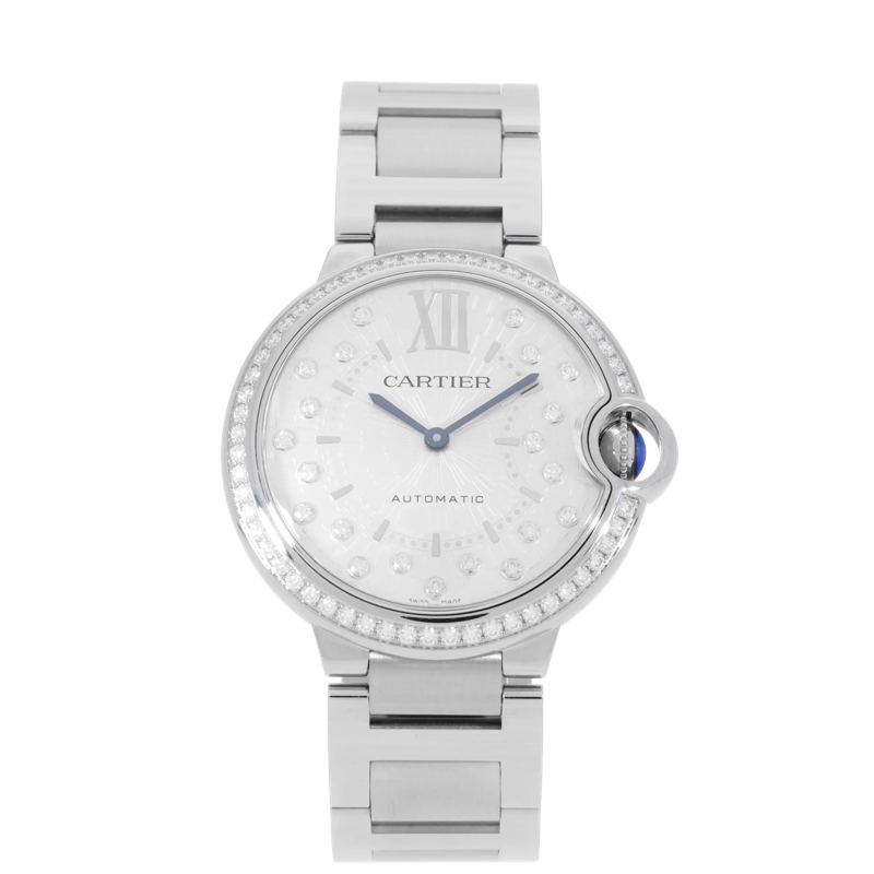 Cartier Automatisch Horloge Ballon Bleu Silber(Image 2)