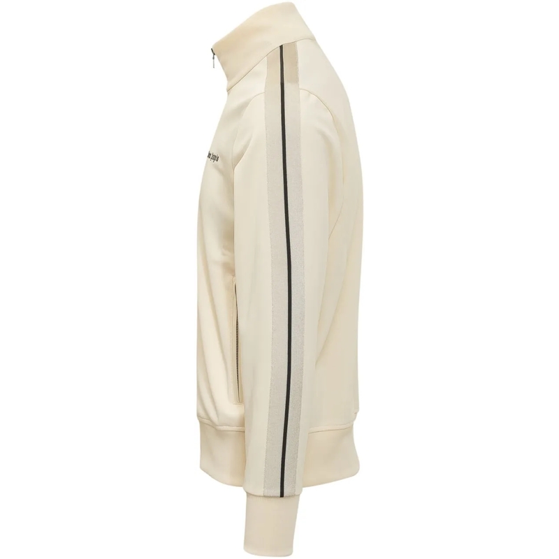 Palm Angels Doudoune Felpa con Zip Collo Alto e Logo weiß(Image 3)